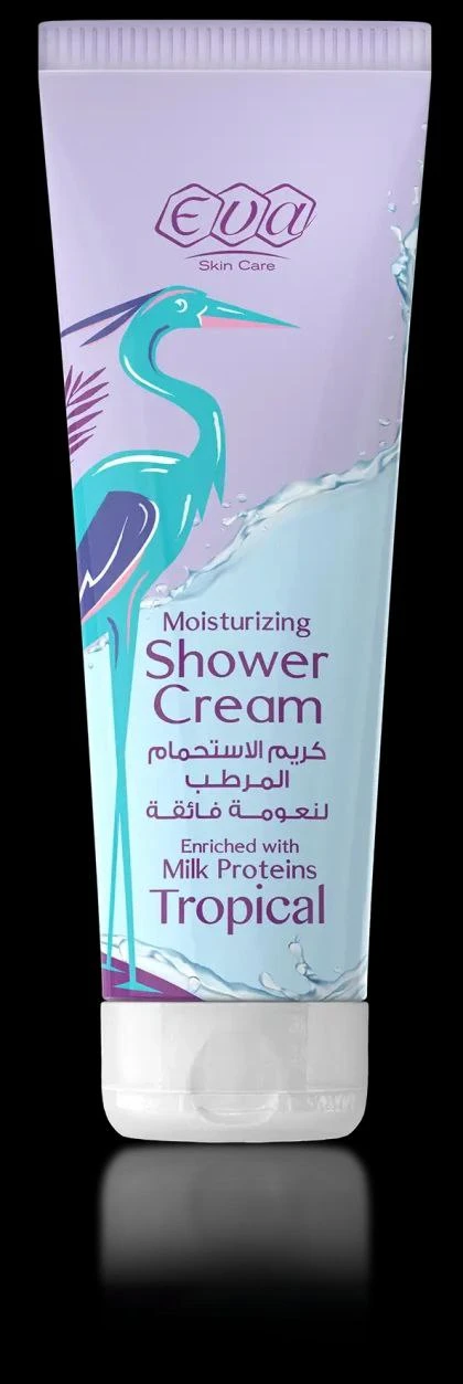 إيڤا سكين كير كريم الإستحمام المرطب لنعومة فائقة - تروبيكال